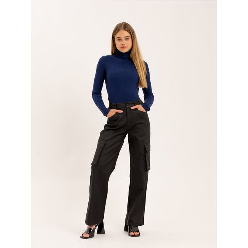 Pantalon cargo en simili cuir | Couleur: | Taille: XS - Naumy - Modalova