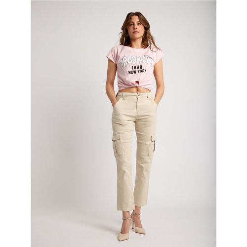 Pantalon cargo taille haute poche à rabat | Couleur: | Taille: L - My Store - Modalova