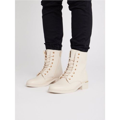 Bottines militaires détails dorés | Couleur: | Pointure: 36 - My Store - Modalova