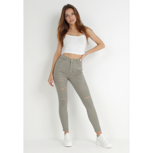 Jean skinny déchiré | Couleur: | Taille: XS - Naumy - Modalova