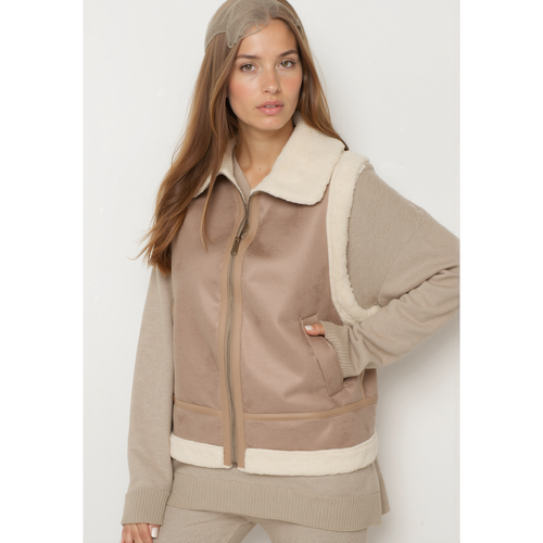 Blouson aviateur sans manches | Couleur: | Taille: L/XL - Naumy - Modalova