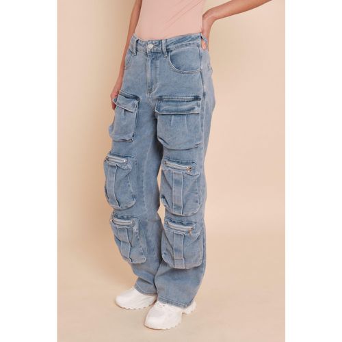 Jean cargo multi poches | Couleur: | Taille: XS - Naumy - Modalova