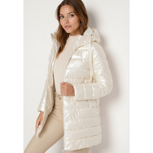 Manteau d'hiver à capuche matelassée clair | Couleur: | Taille: M - Naumy - Modalova