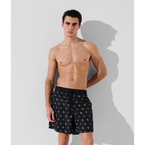 Ikon All-over-print Boardshorts, , , Taille: Xs - Karl Lagerfeld - Modalova