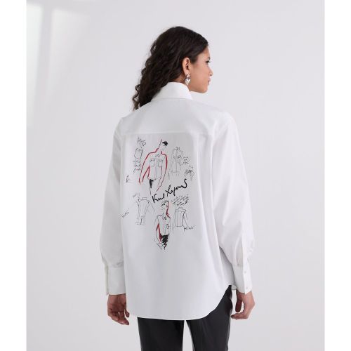 Chemise En Popeline Karl Series, , , Taille: 38 - Karl Lagerfeld - Modalova