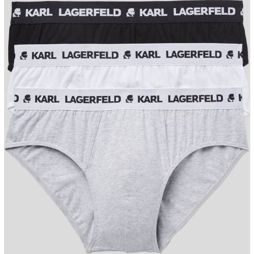 Lot De 3 Slips À Logo, , , Taille: Xs - Karl Lagerfeld - Modalova