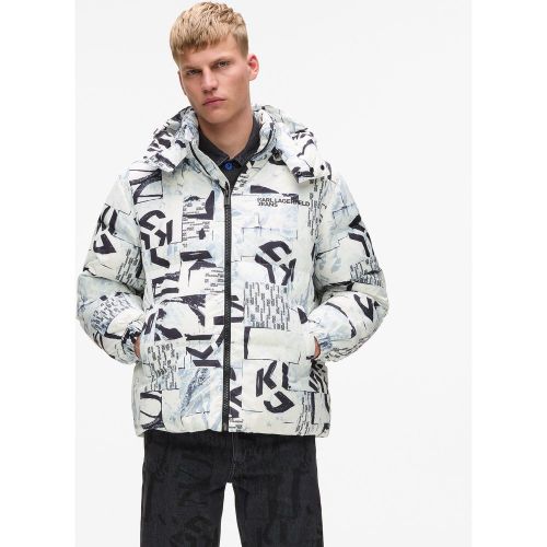 Veste Matelassée Avec Monogram Intégral, , , Taille: Xs - KL Jeans - Modalova