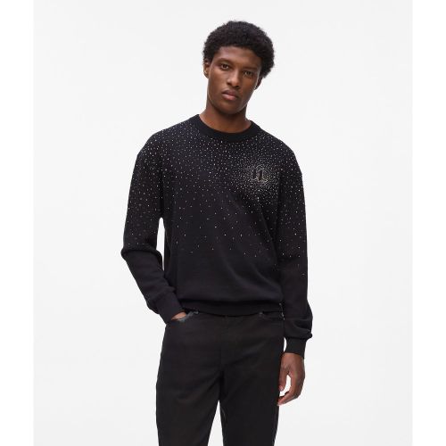 Pull Effet Dégradé À Strass, , , Taille: Xs - Karl Lagerfeld - Modalova