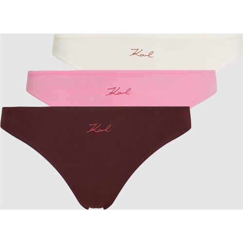 Coffret Cadeau String Signature – Pack 3, , --, Taille: Xl - Karl Lagerfeld - Modalova