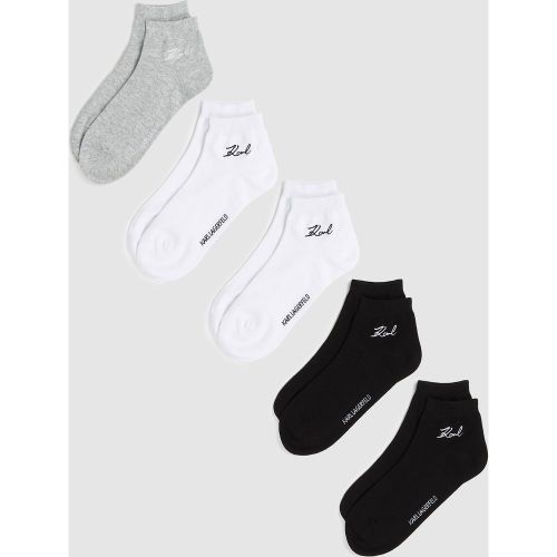 Chaussettes Courtes De Signature – Lot De 5, , //, Taille: 35-38 - Karl Lagerfeld - Modalova