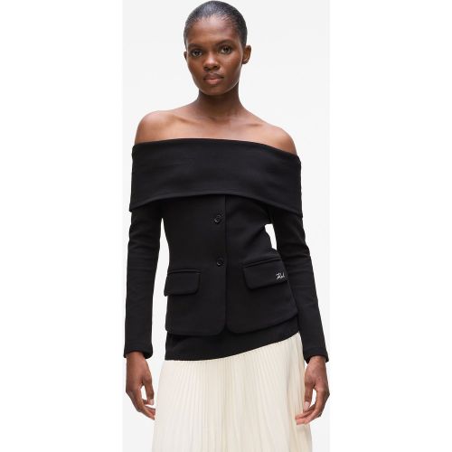 Sweat-shirt À Épaules Dénudées, , , Taille: Xs - Karl Lagerfeld - Modalova