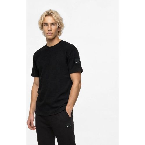 T-shirt À Logo Encadré En Maille Gaufrée, , , Taille: Xs - KL Jeans - Modalova