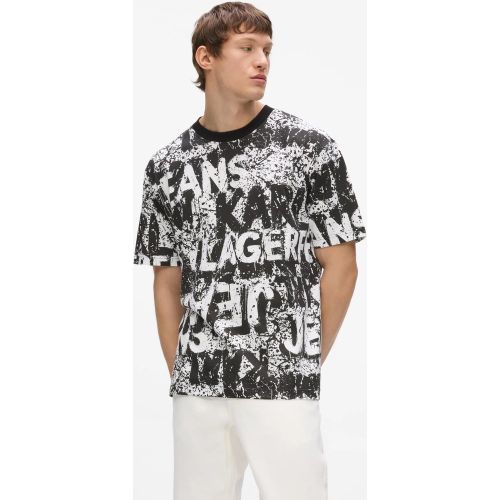 T-shirt Graphique All-over Décontracté, , - , Taille: Xs - KL Jeans - Modalova