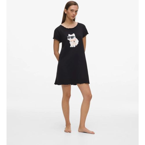 Robe Pyjama Ikon Choupette, , , Taille: Xs - Karl Lagerfeld - Modalova