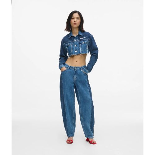 Jeans Évasé Taille Mi-haute En Denim À Blocs, , , Taille: 2432 - KL Jeans - Modalova