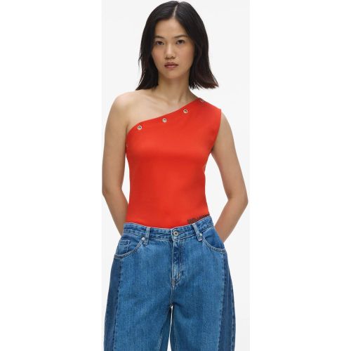 Haut À Épaule Dénudée, , Rouge À Haut Risque, Taille: Xs - KL Jeans - Modalova