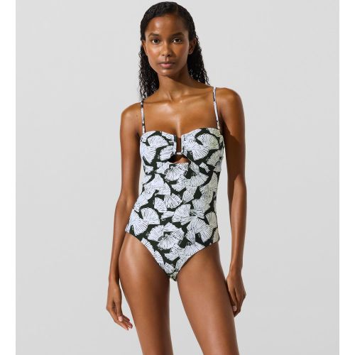 Maillot De Bain Imprimé Éventails, , -, Taille: S - Karl Lagerfeld - Modalova
