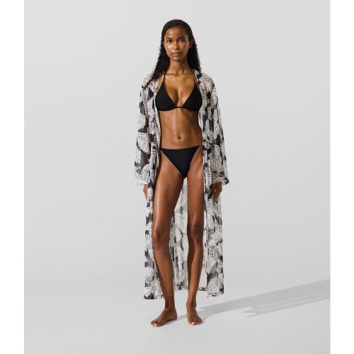 Caftan En Imprimé Éventails, , -, Taille: S/m - Karl Lagerfeld - Modalova