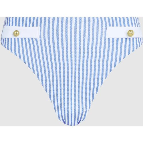 Bas De Bikini Taille Haute Avec Boutons Dorés, , , Taille: Xs - Karl Lagerfeld - Modalova