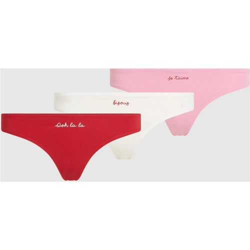 String Mots D'amour – Lot De 3, , --, Taille: Xs - Karl Lagerfeld - Modalova