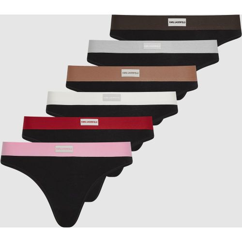 String À Languette Avec Logo - Lot De 7, , , Taille: Xs - Karl Lagerfeld - Modalova