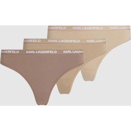 String Avec Logo – Lot De 3, , , Taille: Xs - Karl Lagerfeld - Modalova