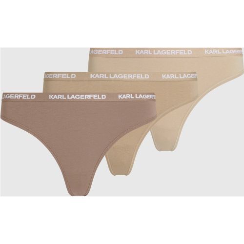 String Avec Logo – Lot De 3, , , Taille: Xs - Karl Lagerfeld - Modalova