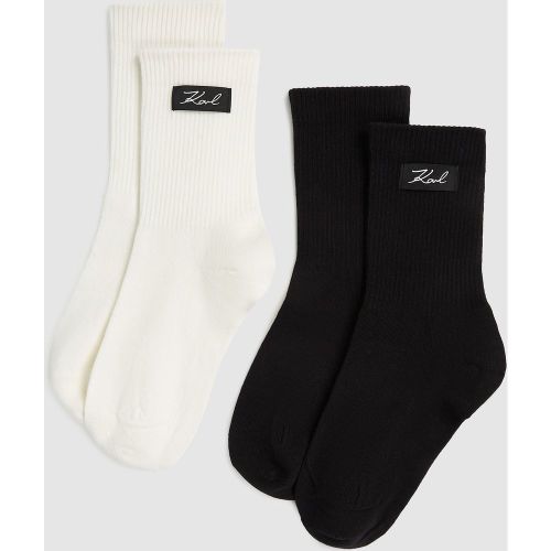 Chaussettes Avec Logo Signature – Lot De 2 Paires, , -, Taille: 35-38 - Karl Lagerfeld - Modalova
