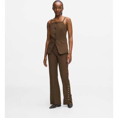 Pantalon À Bouton Pression, , , Taille: 38 - Karl Lagerfeld - Modalova