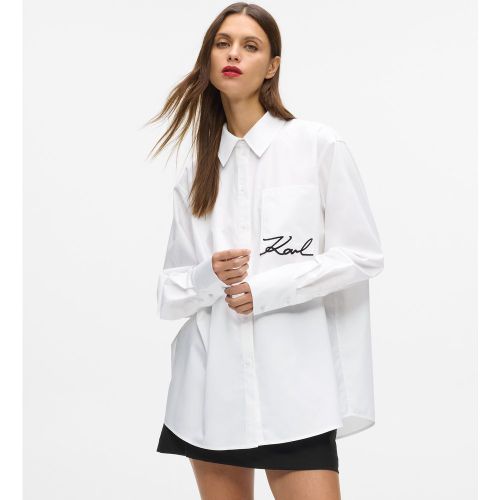 Chemise Avec Poche Signature, , , Taille: 38 - Karl Lagerfeld - Modalova