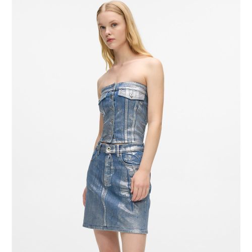 Bustier En Denim Enduit, , , Taille: Xs - KL Jeans - Modalova
