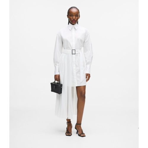 Robe-chemise À Pan Plissé, , , Taille: 38 - Karl Lagerfeld - Modalova