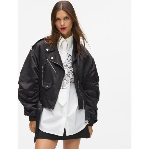 Blouson Bomber En Satin, , , Taille: 38 - Karl Lagerfeld - Modalova
