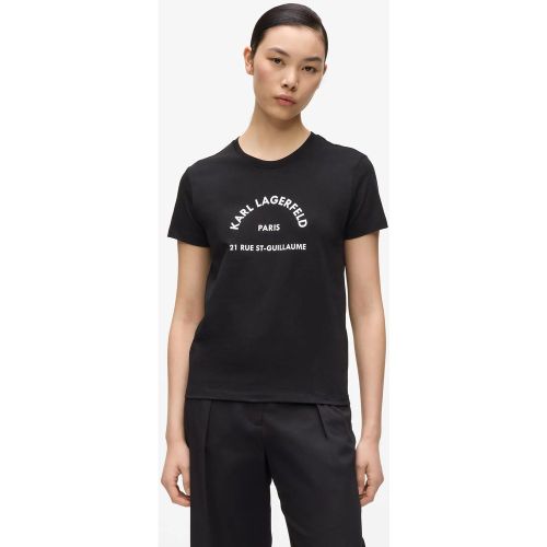 T-shirt À Paillettes Rue St-guillaume, , , Taille: Xs - Karl Lagerfeld - Modalova