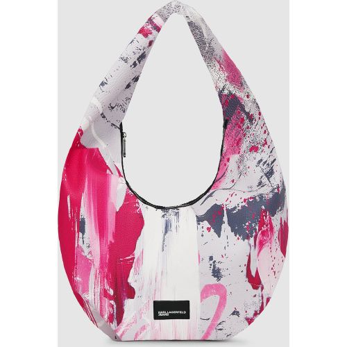 Sac Besace À Grand Imprimé De Peintre, , , Taille: One Size - KL Jeans - Modalova
