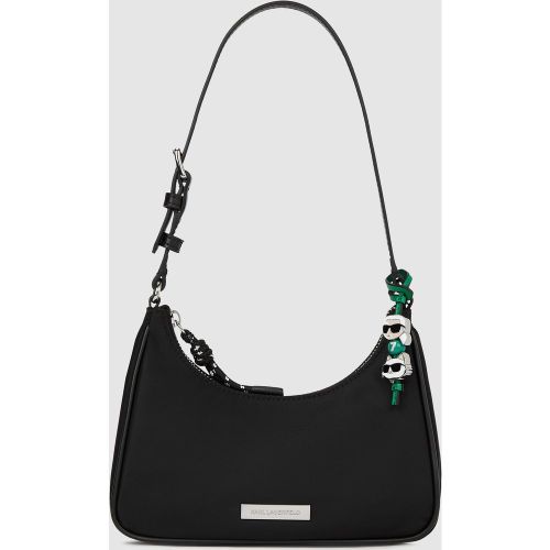 Mini Sac Porté Épaule En Nylon Ikon, , , Taille: One Size - Karl Lagerfeld - Modalova