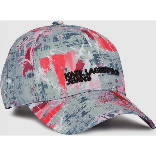 Casquette À Imprimé Graffiti Sur Toute La Surface, , , Taille: One Size - KL Jeans - Modalova