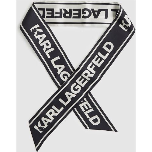 Écharpe Étroite En Soie, , /, Taille: One Size - Karl Lagerfeld - Modalova