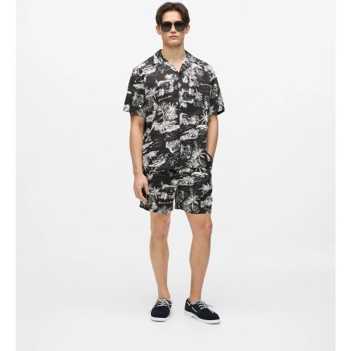 Short Imprimé Sur Toute La Surface, , , Taille: S - Karl Lagerfeld - Modalova