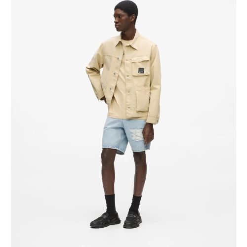 Short En Denim Décontracté D'aspect Usé, , , Taille: 28 - KL Jeans - Modalova