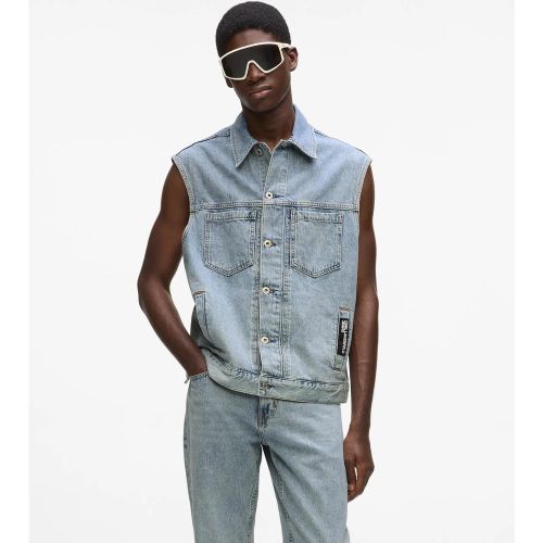 Gilet Décontracté En Denim, , , Taille: L - KL Jeans - Modalova