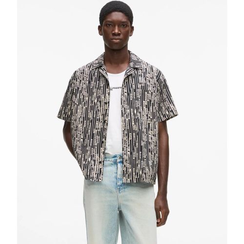 Chemise À Manches Courtes Avec Imprimé Logo, , , Taille: Xs - KL Jeans - Modalova