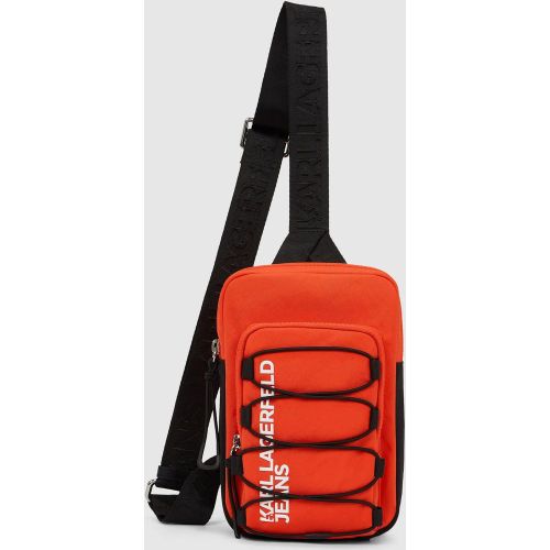 Sac Bandoulière De Style Utilitaire Avec Cordon De Serrage, , , Taille: One Size - KL Jeans - Modalova