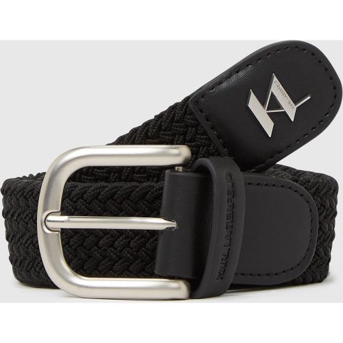 Ceinture Tissée Avec Monogramme, , , Taille: S - Karl Lagerfeld - Modalova