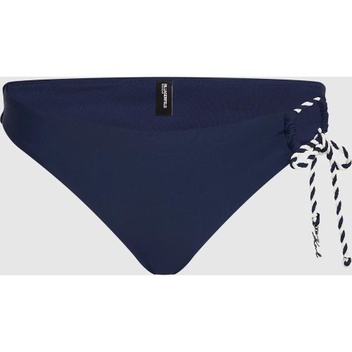 Bas De Bikini Audacieux De Style Nautique Signature, , , Taille: Xs - Karl Lagerfeld - Modalova