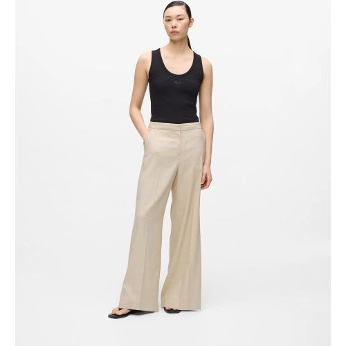 Pantalon Large En Mélange De Lin, , , Taille: 38 - Karl Lagerfeld - Modalova