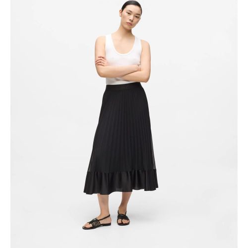 Jupe Plissée En Satin, , , Taille: 38 - Karl Lagerfeld - Modalova