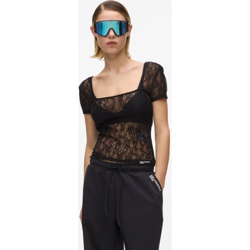 Haut En Dentelle À Manches Capuchon, , , Taille: S - KL Jeans - Modalova