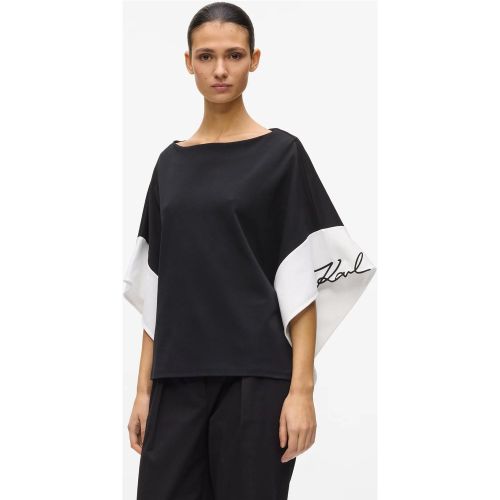 Haut À Manches Larges Signature, , /, Taille: Xs - Karl Lagerfeld - Modalova