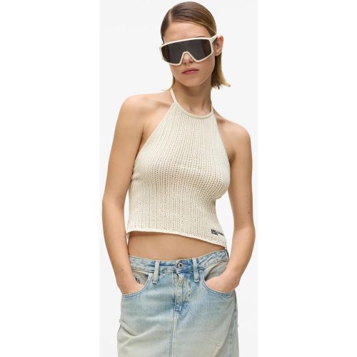 Haut Dos Nu En Maille, , Gris À Calotte Blanche, Taille: S - KL Jeans - Modalova